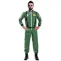 EraSpooky Men’s Astronaut Costume Spaceman Suit Halloween Adult Costumes for Men