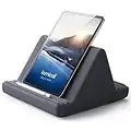 Lamicall Tablet Pillow Stand, Pillow Soft Pad for Lap - Tablet Holder Dock for Bed with 6 Viewing Angles, Compatible with iPad Pro 9.7, 10.5,12.9 Air Mini 4 3, Kindle, Galaxy Tab, E-Reader - Dark Gray