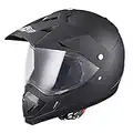 AHR Casco de motocicleta de cara completa para motocross, visera de PC, ligero, ABS, H-VEN30 DOT para motocicleta, Touring Racing, XL