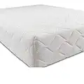 89cm x 40cm Crib Mattress with Quilted Removable Cover for Bedside Cot, Crib or Cradle - Anti Fungal - 89cm x 40cm x 5cm