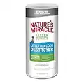 Milagro de la Naturaleza sólo para Gatos Olor Destroyer Basura Polvo, 20 oz