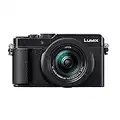 Panasonic Lumix LX100 II | Cámara compacta Expert (Sensor Grande Tipo 4/3 17MP, Zoom Leica 3X, Apertura F1.7-2.8, Gran Visor, Pantalla táctil, vídeo 4K, estabilización) Negro - versión Francesa