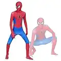 FGZIO Bambini Adulti Spiderman, Unisex Adulto Bambini Supereroe Spiderman Costume Cosplay Tuta Lycra Spandex Tuta Stile 3D Tuta Attività di Halloween Costumi (170-180cm,G)