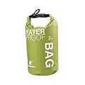 Sac Etanche Poche pour Camping Nautique Kayak Pêche Rafting Canoë-kayak (Vert, 2L)