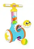 TOMY Toomies Pic and Pop Push Along Baby Toy , Toddler Ball Popper With Ball Launcher And Collector , Suitable For 18 Months, 2 and 3 Year Old Boys and Girls