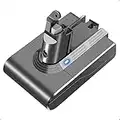 DTK Batteria di Ricambio per Dyson aspirapolvere V6 DC62 DC58 DC59 DC61 DC72 DC74 Extra, Trigger, Fluffy, Absolute SV03 SV05 SV06 SV07 SV09 21,6V 4.0Ah