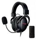 Sumvision Psyc SERAPH 7.1 Gaming Headset Surround Sound Gaming Headphones 3.5mm Aux USB Built in Soundcard Amplifier for PC Mac Laptop Tablet Smartphone Nintendo PS4 PS5 Xbox One Series X Series S