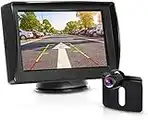 BOSCAM K3 Caméra de recul et kit de Moniteur pour Les Voitures 4.3 '' TFT LCD Moniteur de Vue arrière avec Super Night Vision étanche Back Up Voiture caméra