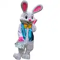 MATGUI Easter Rabbit Bunny Rabbit Mascot Costume Adult Size Fancy Dress Halloween