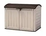 Keter Porta Attrezzi Store It Out Ultra Beige/Marrone In Resina Cm 177X113X134 H