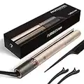 FURIDEN Professional Salon Quality Hair Straightener, Hair Straightener and Curler 2 in 1, Flat Iron Curling Iron in One, Fast Results | Long Lasting