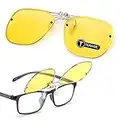 TERAISE TERISE Hochklappbare, polarisierte Unisex-Clip-On-Sonnenbrille für Outdoor/Fahren, UV400