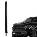 AntennaMastsRus - Short Replacement Rubber Antenna fits Ford F-150 (2009-2023) The Original 6 3/4 Inch Accessories - USA Stainless Steel Threading - Car Wash Proof - Internal Copper Coil