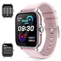 Reloj Inteligente Mujer, 1.7'' Pantalla Táctil Smartwatch con llamadas 28 Deportivo IP67 Impermeable Fitness Tracker Pulsera Actividad Oxígeno Sangre Frecuencia Cardíaca Monitor para Android y iOS