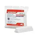 WORKPRO 200 Piezas Pegamento Termofusible, Ø 7 x 100mm Barras de Pegamento Caliente, Recambio Barras de Cola Termofusible, Palos de Pegamento Transparente