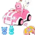 Wrystte Toys for 2 3 4 5 6 7 Year Old Girls,Remote Control Cars for Kids,RC Car for Toddler Girls Age 2-7,Fast Mini Toy Cars for Kids with Light&Music Girls Xmas Birthday Gifts Toddler Girl Toys Pink