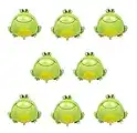 8 Pcs Green Frog Balloons Frog Shaped Foil Mylar Balloons for Birthday Party Wedding Favors Animal Themed Party Decoration (8 Pcs)