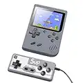 Swetup Handheld Game Console, Handheld Video Game Console, Retro Game Player, 2.8-inch display Built in 500 Classical Games, Support TV Plus Two Players, Gift Birthday Presents for Kids, Adults Grey