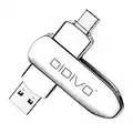 DIDIVO 64GB USB C Memory Stick USB 3.0 Type C Dual OTG Flash Drive High Speed Metal Thumb Drive Pen Drive Memory Stick for PC, Tablet, Mac, MacBook,USB-C Smart Phone