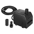 Knifel Submersible Pump 200GPH Ultra Quiet with Dry Burning Protection 5.2ft High Lift for Fountains, Hydroponics, Ponds, Aquariums & More…………