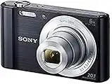 Sony DSC-W810 - Cámara compacta de 20.1 Mp (pantalla de 2.7", zoom óptico 6x, estabilizador digital), negro