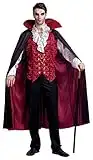 Spooktacular Creations Renaissance Medieval Scary Vampire Deluxe Halloween Costume For Men Role-Playing Sins Cosplay (XX-Large)