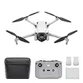 Pack DJI Mini 3 Vuela Más – Dron Mini con cámara y mando a distancia, ligero y plegable con vídeo 4K HDR, 38 min de tiempo de vuelo, Grabación vertical y funciones inteligentes