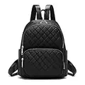 Travistar, Borsa Zainetto a Tracolla da Donna, in Nylon, Impermeabile, Borsa da Scuola Casual, Zaini Ragazza Piccolo Antifurto da Donna, Nero