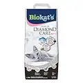 Biokat's Diamond Care Fresh Katzenstreu mit Babypuder-Duft - Feine Klumpstreu aus Bentonit mit Aktivkohle und Aloe Vera - 1 Sack (1 x 10 L)