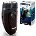 Philips Men's Electric Travel Shaver, Cordless, Battery-Powered Convenient to Carry - PQ206/18