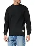 Carhartt Men's Midweight Crewneck Sweatshirt,Black,Large