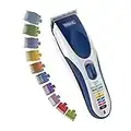 Wahl Clipper Color Pro Cordless Rechargeable Hair Clippers, Hair trimmers, 21 pieces Hair Cutting Kit, Color Coded guide combs For Men, Kids and Babies By The Brand used by Professionals. #9649