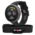 Polar Vantage V HR Reloj Premium con GPS y Frecuencia Cardíaca, Sensor H10, Multideporte y Perfil de Triatlón, Potencia de Running, Batería Ultra Larga, Resistente al Agua, M/L, Negro