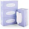 Septic Safe Lot de 4 boîtes de papier toilette épais 4 plis pour papier toilette en peluche pour la maison, le camping-car et les remorques de voyage jetables, biodégradables et hypoallergéniques