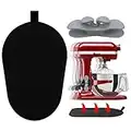 Sliding Mat for Kitchenaid Stand Mixer Slider Mat with Bendable Cord Organizers for KitchenAid 5-8 Qt Appliances Coffee Air Fryer Slider Mat