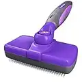 Hertzko Self Cleaning Slicker Brush for Dogs Cats Small Animals, Dog Brush for Shedding Hair Fur, Pet Grooming Brushes for Long Short Haired Dogs Cats Deshedding Brush Cat Brush for Shedding Rake Comb
