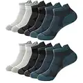 YOJOOM Calcetines Hombre Mujer - 6 Pares Calcetines Tobillero Running Deporte Algodón Corto Deportivos Calcetines Verano，Transpirable cómodo inodoro (40-45, Colores Mezclados *6)