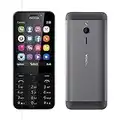 Nokia RM-1172 Dark Silver All Carriers Handy 230 7,11 cm (Double SIM, Lecteur MP3, Lecteur de Carte microSD, Batterie 1200 mAh, Lampe de Poche) Gris, Standard