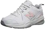 New Balance - Chaussures WX608V5 pour Femmes, 40.5 M EU, White/Pink