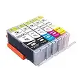 Supricolor Compatible Canon PGI-580xl CLI-581xl 580 581 Edible Ink Cartridges, Use with Canon Pixma TS705 TS8350 TR8550 TS6350 TS6250 TS8250 TS8150 TR7550 TS9150 TS9550 TS6151 TS8251 Printers