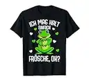 Frosch Ich mag halt Frösche Mädchen Kinder Damen T-Shirt