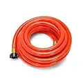 Camco 22990 25ft RhinoFLEX 5/8 inch ID Gray/Black Water Tank Clean Out Hose | Ideal for Flushing Black Water, Grey Water or Tote Tanks, Orange