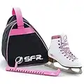 SFR Junior Ice Skate Pack - White, 2 UK