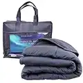 Polar Night Manta Pesada para Adultos - con Perlas de Vidrio, Microfibra, Norma Oeko-Tex® 100 - Transpirable, hipoalergénica, Incluye bucles de Cobertura - 150 x 200 cm, 5-13kg (13)