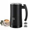 Electric Milk Frother, 4 in 1 Milk Steamer,11.8oz/350ml Automatic Warm and Cold Foam Maker for Coffee,Latte, Cappuccino, Macchiato, Hot Chocolate