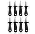 8 Pack Oyster Knife Shucker Clam Knife Shucker - Stainless Steel Oyster Knife Shucker Oyster Shuckers with Non Slip Handle Clam Clam Shellfish Seafood Opener,Perfect Set For Shucking Oysters