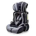 Star Ibaby Silla de Coche con Reductor de Viscofoam, Grupos 1/2/3 - (9 a 36 kg), Color Black Grey