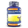 Vitamin D 4000iu 360 Micro Tablets. Vegetarian Society Approved. 12 Months Supply. Vitamin D3 Supports Bone Health and Your Immune System