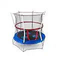 Skywalker Trampolines 60-Inch Round Seaside Adventure Bouncer with Enclosure, Blue