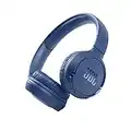 JBL Tune 510BT Cuffie On Ear Wireless, Bluetooth 5.0, Pieghevole, Microfono Integrato, Connessione Multipoint e ad Assistente Vocale, fino a 40 Ore di Autonomia e Ricarica Veloce, Blu